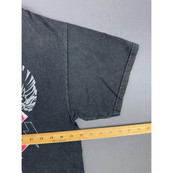 Vintage Y2K AC DC Band Tee Black Ice Concert Promo Tour Black Large Rock Album - Picture 10 of 11